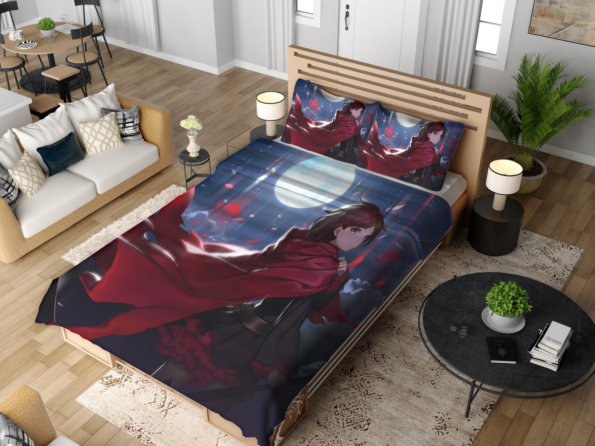 Ruby Rose Rwby Custom Anime Bedding Set Ebeddingsets