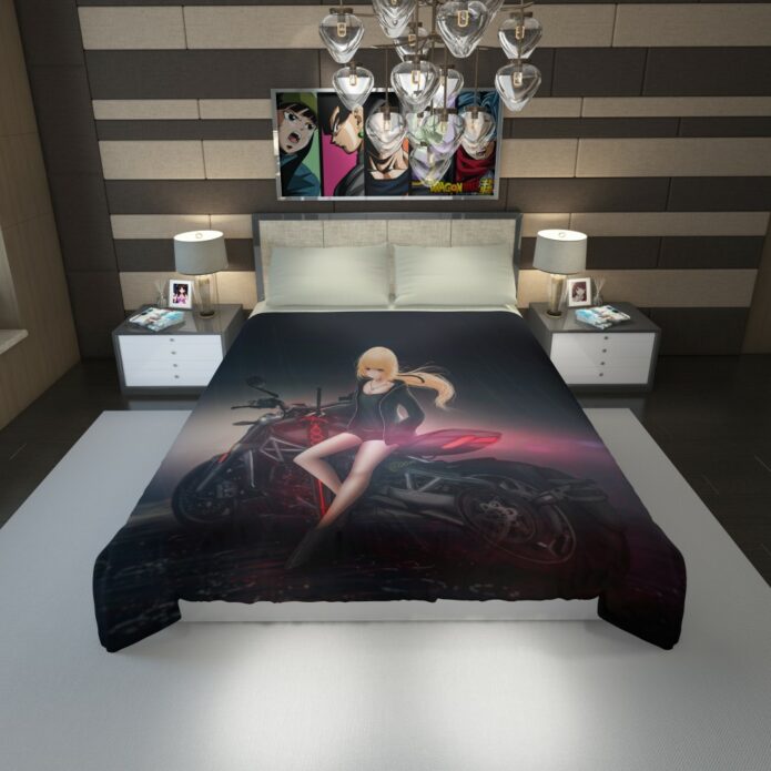 Saber Alter Anime Duvet Cover
