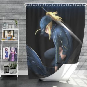 Saber Fate Grand Order Japanese Anime Shower Curtain