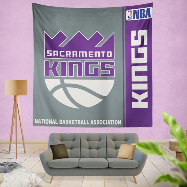 Sacramento Kings NBA Basketball Bedroom Wall Hanging Tapestry