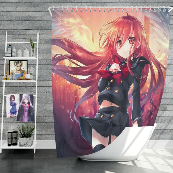 Shakugan No Shan Japanese Anime Fairy Tail Shower Curtain