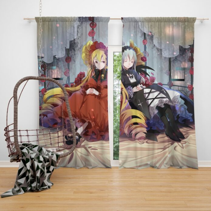 Shinku Suigintou Rozen Maiden Anime Girls Bedroom Window Curtain