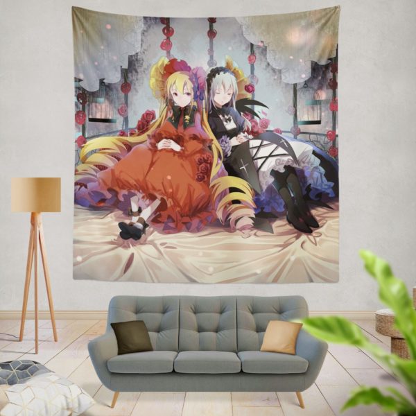 Shinku Suigintou Rozen Maiden Anime Girls Wall Hanging Tapestry