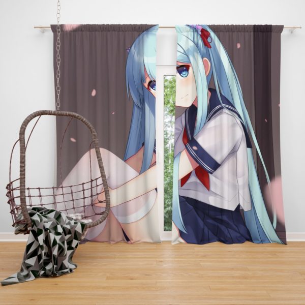 Shirayuki Warship Girls Bedroom Window Curtain