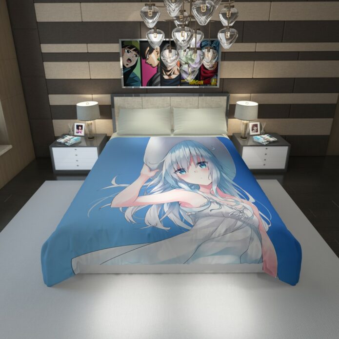 Summer Anime Girl Duvet Cover