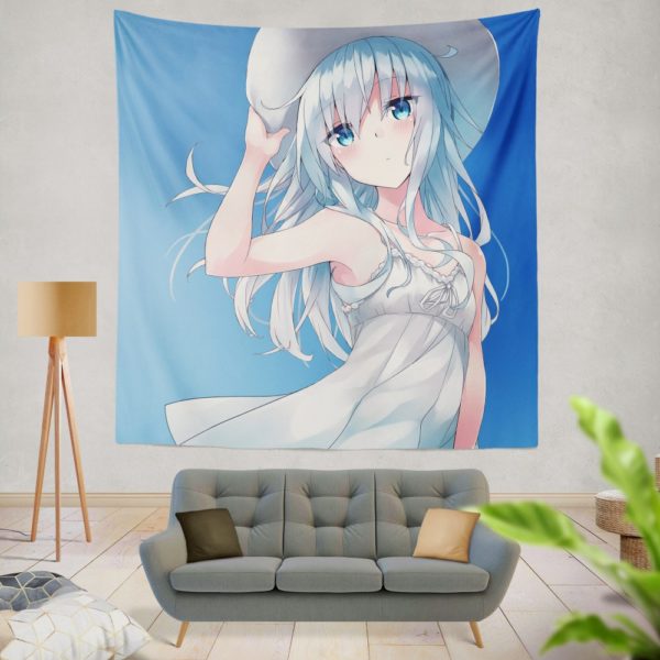 Summer Anime Girl Wall Hanging Tapestry
