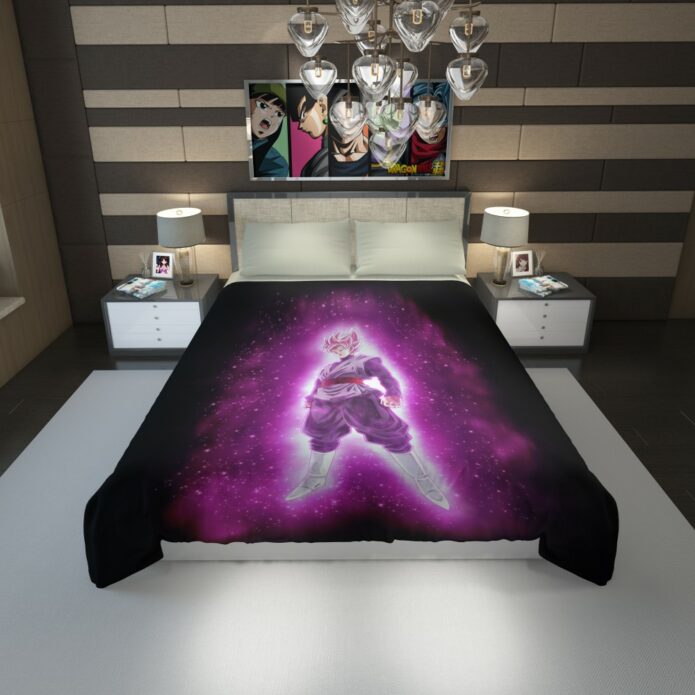 Super Saiyan Rose Goku Black Dragon Ball Super Duvet Cover 1