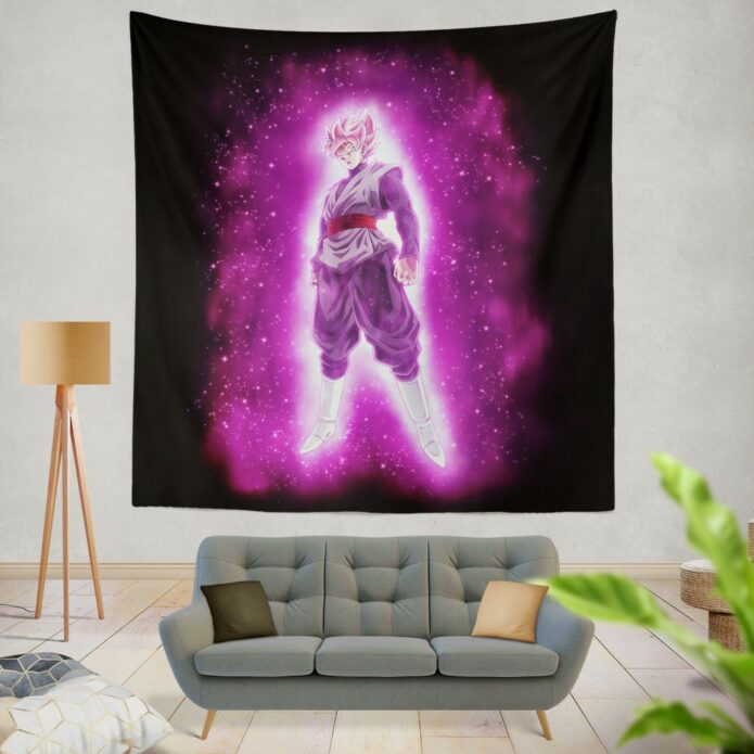 Super Saiyan Rose Goku Black Dragon Ball Super Wall Hanging Tapestry