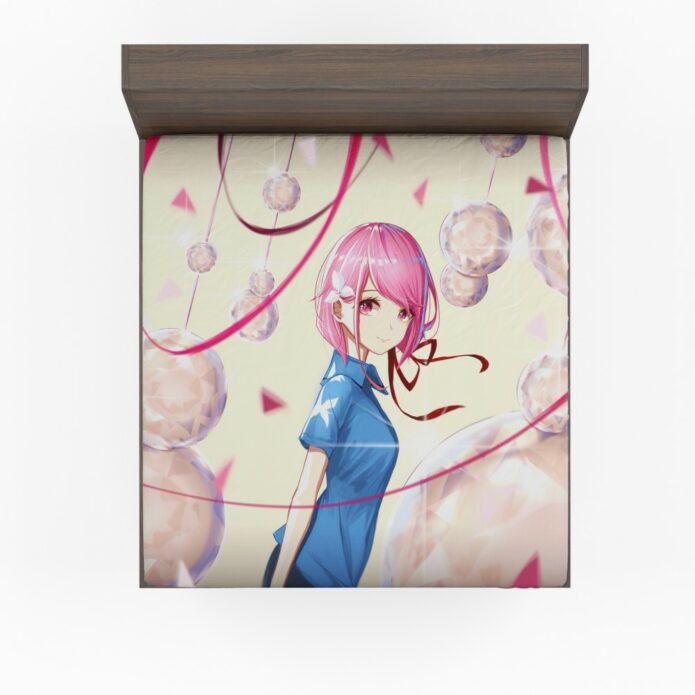 Teen Japanese Anime Girl Fitted Sheet