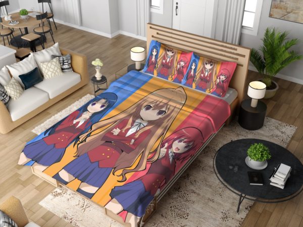 Toradora Japanese Anime Girl Bedding Set 4