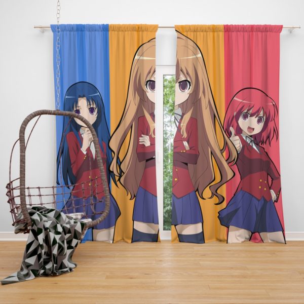 Toradora Japanese Anime Girl Bedroom Window Curtain