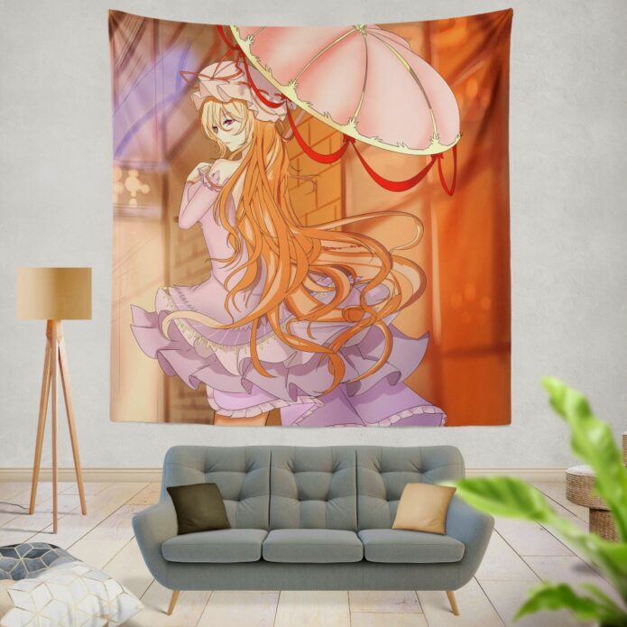TouHou Japanese Anime Girl Wall Hanging Tapestry