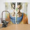 Ultimate Gohan Mystic Gohan Dragon Ball Super Bedroom Window Curtain