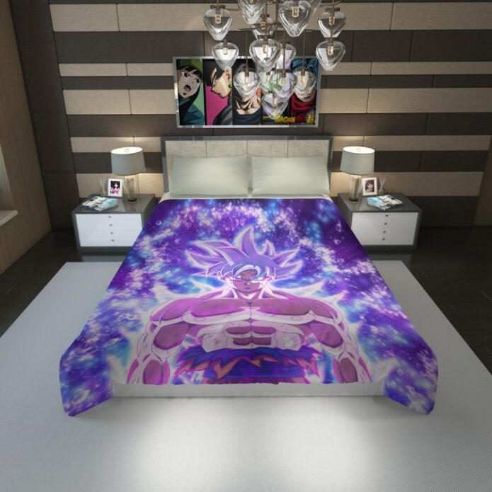 Ultra Instinct Goku Dragon Ball Super Anime Duvet Cover 1