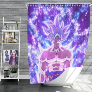 Ultra Instinct Goku Dragon Ball Super Anime Shower Curtain