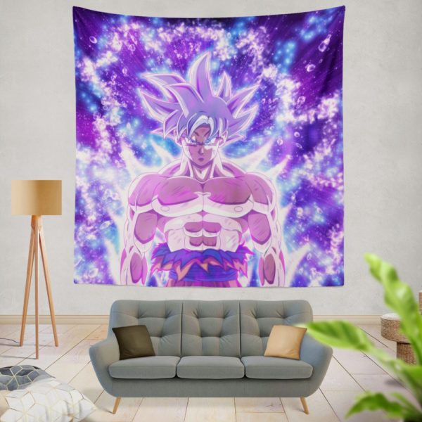 Ultra Instinct Goku Dragon Ball Super Anime Wall Hanging Tapestry