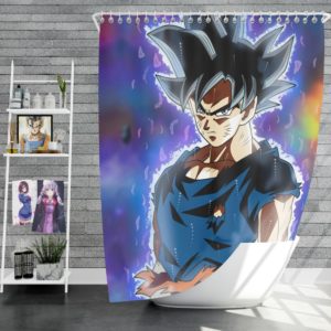 Ultra Instinct Goku Dragon Ball Super Shower Curtain