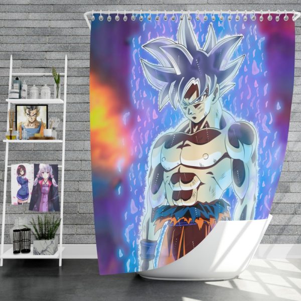 Ultra Instinct Goku Shower Curtain