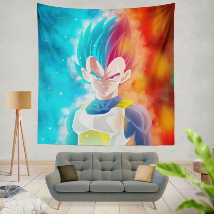 Vegeta Anime Boy Wall Hanging Tapestry