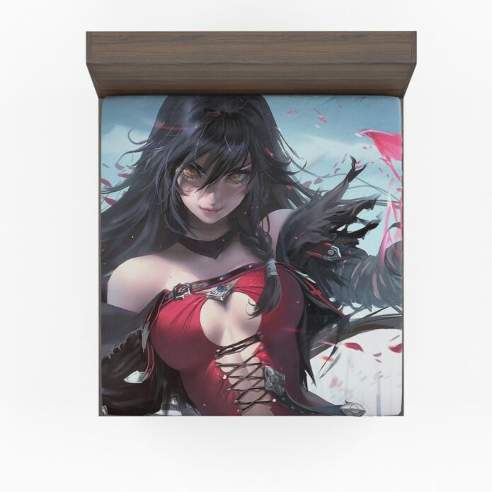 Velvet Crowe Hot Anime Girl Fitted Sheet