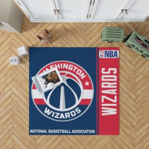 Washington Wizards NBA Basketball Bedroom Living Room Floor Carpet Rug 1