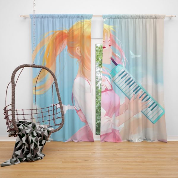 Your Lie In April Kaori Miyazono Bedroom Window Curtain