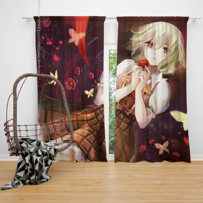 Yuuka Kazami Touhou Japanese Anime Girl Bedroom Window Curtain