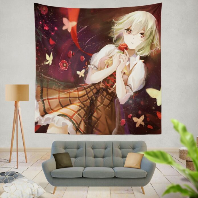 Yuuka Kazami Touhou Japanese Anime Girl Wall Hanging Tapestry