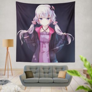 Yuzuki Yukari Vovaloid Anime Girl Wall Hanging Tapestry