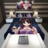 Ice Cream Desert Anime Girl Comforter 1