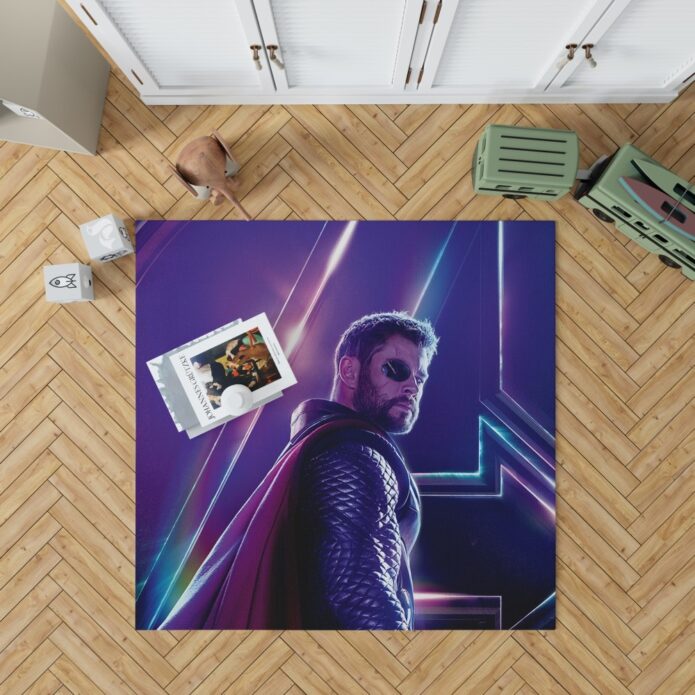 Avengers Infinity War Chris Hemsworth Thor Bedroom Living Room Floor Carpet Rug 1