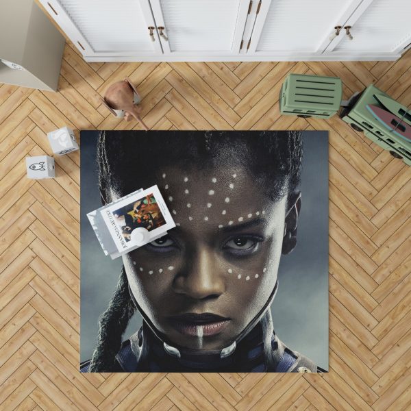 Black Panther Letitia Wright Shuri Bedroom Living Room Floor Carpet Rug 1