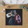 Captain America Superheroes Marvel Comics Bedroom Living Room Floor Carpet Rug 1