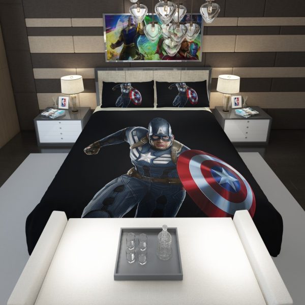 Captain America Superheroes Marvel Comics Comforter 1