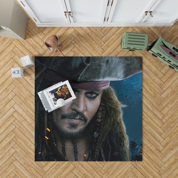 Captain Jack Sparrow Johnny Depp Bedroom Living Room Floor Carpet Rug 1