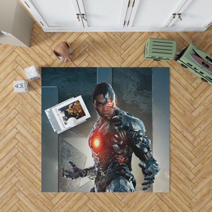 Cyborg Justice League Bedroom Living Room Floor Carpet Rug 1