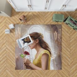 Emma Watson Beauty and the Beast Belle Bedroom Living Room Floor Carpet Rug 1
