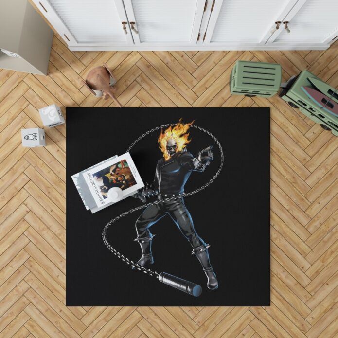 Ghost Rider Comics Bedroom Living Room Floor Carpet Rug 1