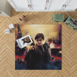 Harry Potter And The Deathly Hallows Bedroom Living Room Floor Carpet Rug 1