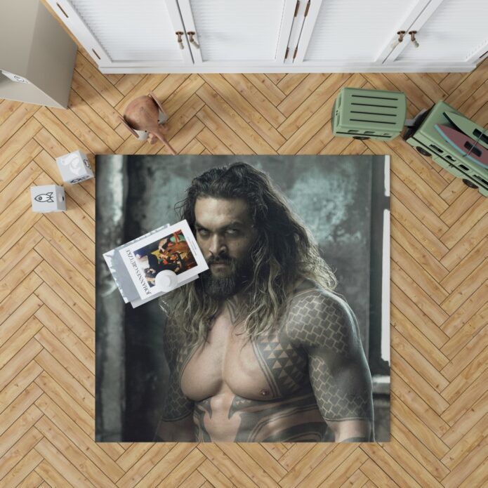 Jason Momoa Aquaman Justice League Bedroom Living Room Floor Carpet Rug 1