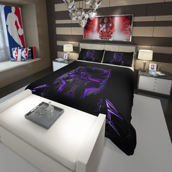 Marvel Black Panther Movie Bedroom Comforter 3