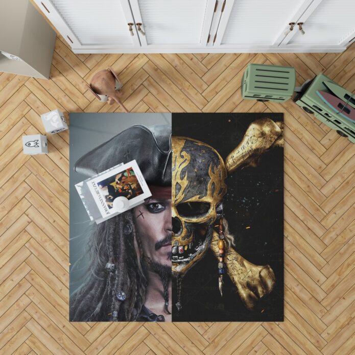 Pirates of the Caribbean Johnny Depp Bedroom Living Room Floor Carpet Rug 1