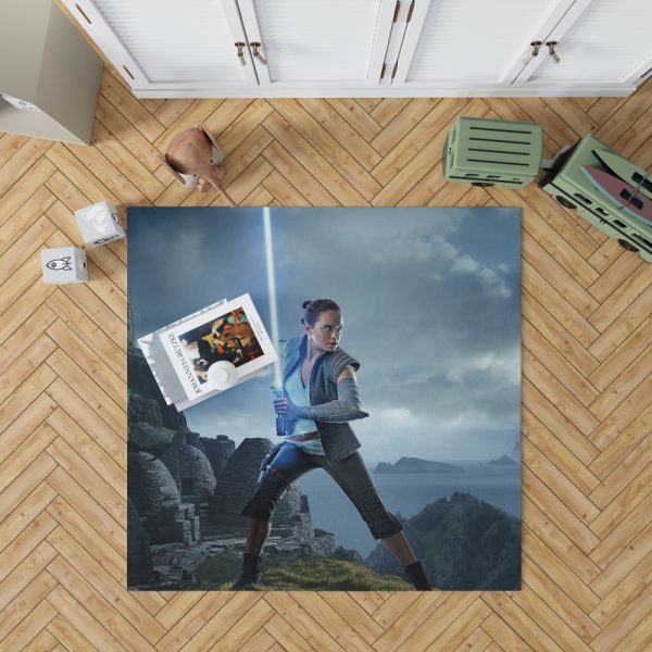 Rey Star Wars The Last Jedi Daisy Ridley Bedroom Living Room Floor Carpet Rug 1