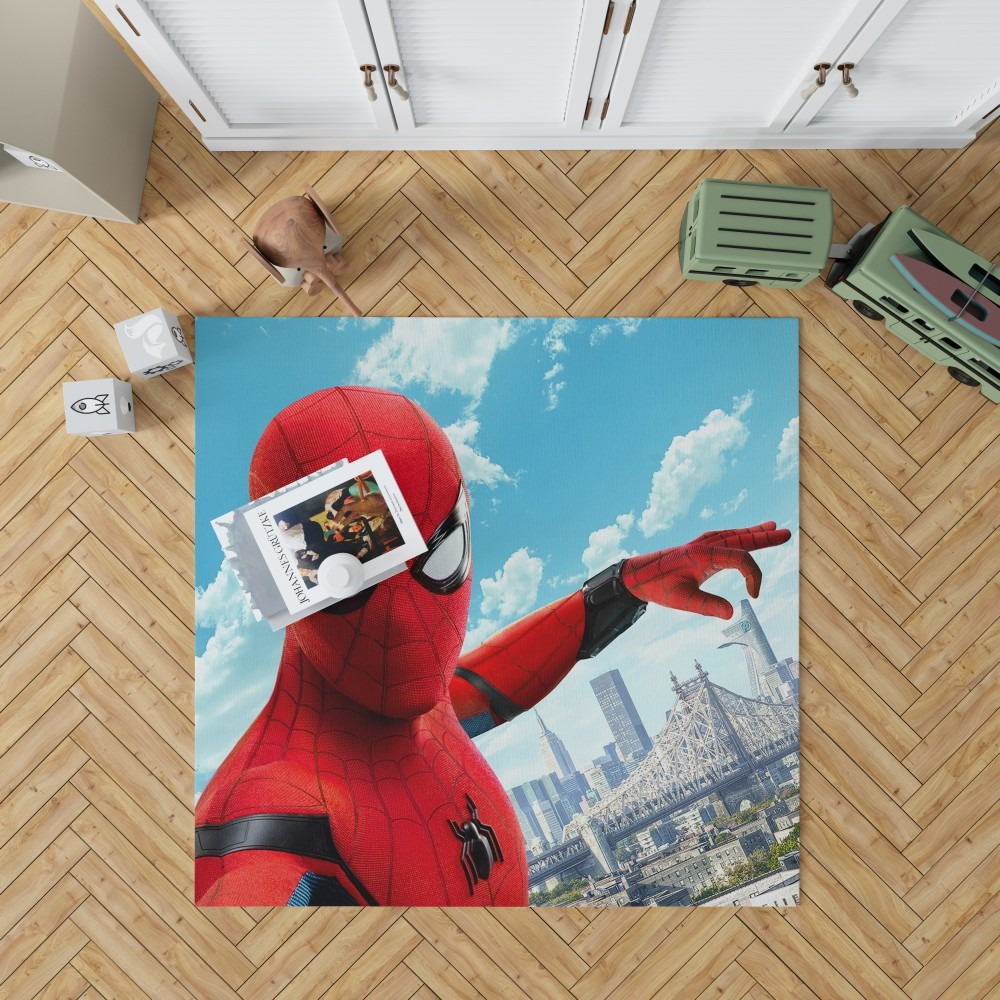 Endgame Spiderman 3d Print Carpet Bedroom Non-slip Floor Mat Marvel Avengers 