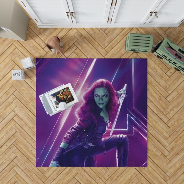Zoe Saldana Gamora Avengers Infinity War Bedroom Living Room Floor Carpet Rug 1