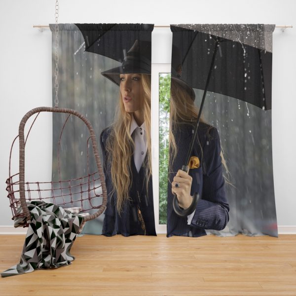 A Simple Favor Movie Blake Lively Window Curtain