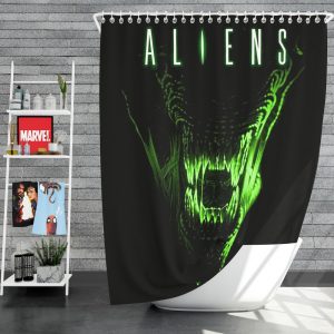 Aliens Movie Shower Curtain