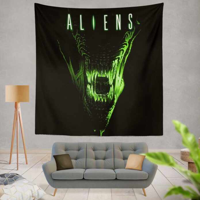 Aliens Movie Wall Hanging Tapestry