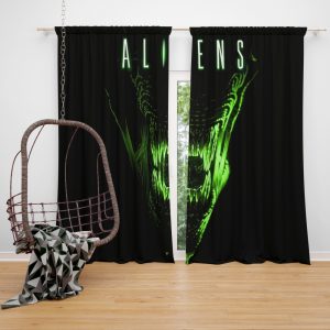Aliens Movie Window Curtain