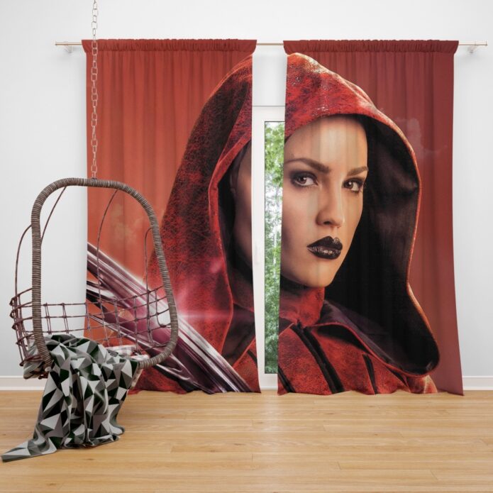 Alita Battle Angel Movie Eiza Gonzalez Window Curtain